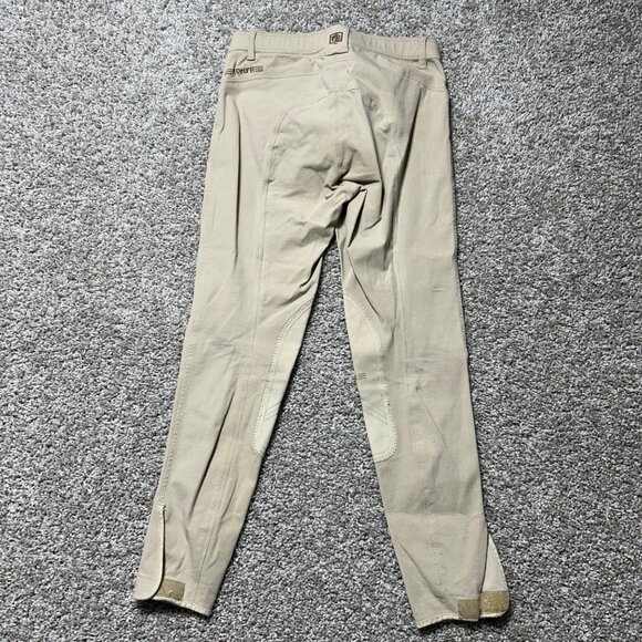 Romfh Womens Full Seat Breeches Sz 28L Drytec Stretch Equestrian Riding Pants - Picture 8 of 13